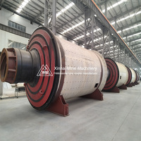 Molino de Bolas Seco Industrial de Gran Capacidad con Motor de Corriente Alterna para Molienda de Minerales de Alta Producción