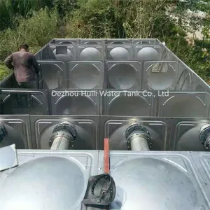 Tanque de agua de granja Modular de acero inoxidable, tanque de agua grande de grado alimenticio de alta calidad SS 304 316, precio de 10000 litros