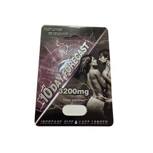 สติกเกอร์การ์ดแรดสำหรับผู้ชายแบบครบวงจรสติกเกอร์บลิสเตอร์สำหรับผู้ชายกล่องยา10วัน - Product Image 6