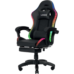 <span class=keywords><strong>Silla</strong></span> Gamer de Bajo Precio, Sillas de Oficina, <span class=keywords><strong>Silla</strong></span> para Estación de Trabajo de Computadora, <span class=keywords><strong>Silla</strong></span> Gamer RGB con Reposapiés - Product Image 1