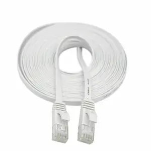 טוב מכירה לוהטת RJ45 CAT6 6FT 10FT 30FT 50FT 100FT 200FT ETHERNET כבל רשת כבל שטוח