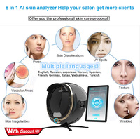 Analyseur de peau numérique professionnel 2025 – Analyseur facial Visia 7 de Corée avec prises EU, IT, JP, US, ZA