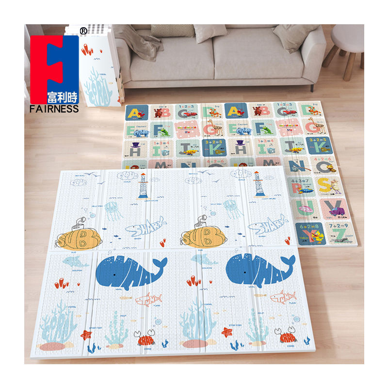 Folding play mat4
