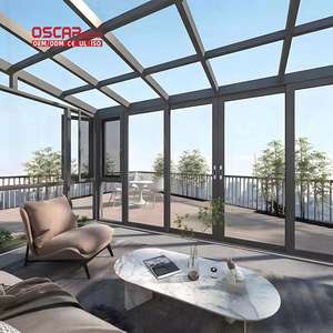 Marco de aluminio <span class=keywords><strong>Policarbonato</strong></span> Recintos de piscina prefabricados S Patio trasero Jardín Patio Uso al aire libre Sunroom - Product Image 3