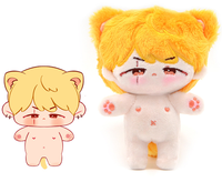 SAKURA MING poupées en peluche de dessin animé personnalisé de 10cm avec remplissage en coton PP Design habillé unique Logo personnalisé et unisexe