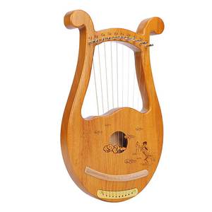 Arpa de Lira de 10 cuerdas Fácil de aprender Instrumento de Lira portátil de 10 notas Lyre Konghou Instrumento musical portátil - Product Image 1