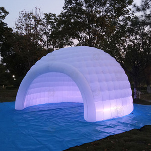 Nhà máy trực tiếp xách tay LED Inflatable Lều tuyết mái vòm Lều triển lãm cắm trại bên sự kiện - Product Image 2