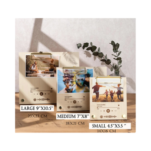 Caliente decoración del hogar canción personalizada canción de madera ritmo regalo del día especial regalo del Día de San Valentín marco de madera personalizado - Product Image 2