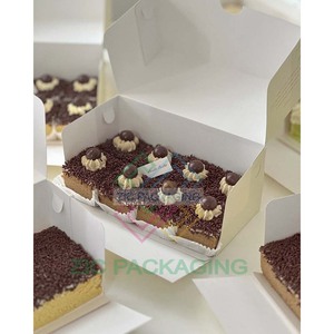Boîte à gâteaux de <span class=keywords><strong>boulangerie</strong></span>, boîte à dessert tiramisu, boîte à biscuits marocains, boîte à brownie, emballage alimentaire en papier - Product Image 2