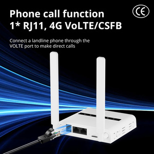 Fabricante JIMI, Router WiFi de Bolsillo 4G CPE CE <span class=keywords><strong>R</strong></span>&D con Puerto RJ11, Firewall, 300Mbps, LAN, Hotspot, Dispositivo Vsim Esim, Tarjeta SIM 4G Móvil - Product Image 2
