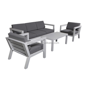 Leisure Garden <b>Sofas</b> <b>Outdoor</b> KD Structure 4pcs Set Furniture Villa Exterior Hotel Courtyard Patio Sectional - Product Image 3