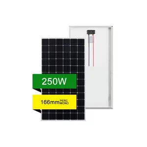 Grosir panel surya impor Tiongkok pemasok emas 250 Watt harga di Turki