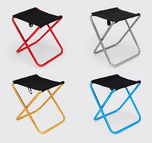 Tabouret pliant portable d'extérieur en alliage d'aluminium, chaise de loisirs ultra-légère en alliage d'aluminium, tabouret de camping et de pêche - Product Image 6