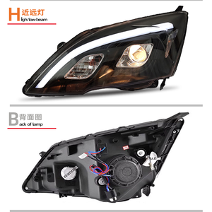 Faros Delanteros LED para Honda CR-V, Conjunto de Faros 2007-<span class=keywords><strong>2011</strong></span>, Luces Diurnas LED Modificadas, Señales de Giro, Lente Láser - Product Image 5