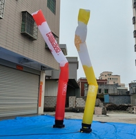 Tube gonflable danseur ondulé avec ventilateur danseur de ciel étoilé pour décoration de porte d'événement publicité comprend ventilateur