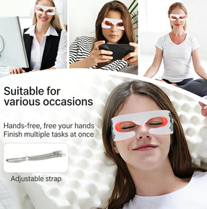 Masajeador de Ojos Portátil Recargable con Vibración y Luz Roja para el Alivio Diario de la Fatiga Ocular en el Hogar - Product Image 6