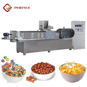 Machine d'extrudeuse de céréales à grains entiers Choco hoop croquant de céréales de <span class=keywords><strong>blé</strong></span> boucles de fruits/céréales de petit déjeuner production de flocons de maïs - Product Image 6