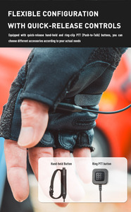 Casque PTT Premium à Oreille Unique pour Talkie-Walkie, Écouteur de Sécurité Discret, Oreillette Latérale Unique pour Agents Secrets et Bodyguards - Product Image 3
