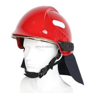 유럽 소방관 헬멧 CE EN 443/397 인증 모던 제트 하드 햇 열가소성 플라스틱 280-320C 고온 저항 - Product Image 1
