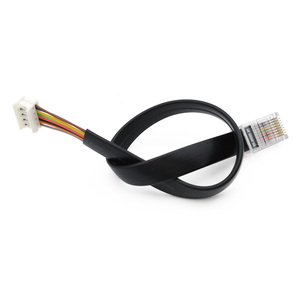 Câble d'extension <span class=keywords><strong>RJ45</strong></span> 8P8C vers connecteur IDC 8 broches UL20251 8 conducteurs, faisceau de câblage DIY, OEM, 250 mm de <span class=keywords><strong>long</strong></span> - Product Image 4