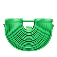 Nouveau style sac à main créatif en PU tressé fait main pour femme, sac de soirée, sac à bandoulière, sac à main, sac porté épaule, sac porté croisé, sac à main simple, idéal pour l'été, pour le commerce extérieur transfrontalier