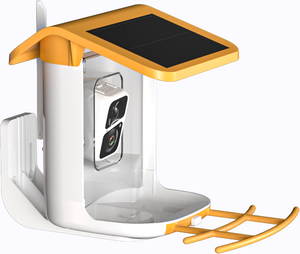 FEITU yeni açık güneş pencere akıllı kuşlar besleyiciler kamera Wifi <span class=keywords><strong>App</strong></span> ile bildirim kuş evi yüklemek - Product Image 2