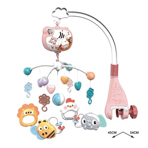 Móvil Musical para Cuna <span class=keywords><strong>de</strong></span> Bebé con Control Remoto, Proyección <span class=keywords><strong>de</strong></span> Cielo Estrellado, Campana Giratoria con Animales para la Cama, para Niños Pequeños, Ayuda para Dormir para Bebés - Product Image 3