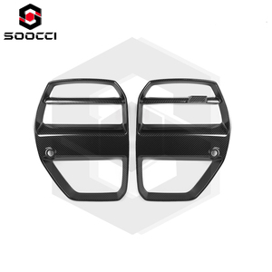 Grille de <span class=keywords><strong>Calandre</strong></span> V en Fibre de Carbone Sec pour BMW G80 G81 M3 G82 G83 M4, Cadre de <span class=keywords><strong>Calandre</strong></span> Centrale à Double Haricot pour Pare-Chocs Avant de Voiture - Product Image 4