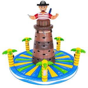 Mur d'<span class=keywords><strong>escalade</strong></span> gonflable commercial sur le thème des pirates pour la location événementielle et les parcs d'attractions - Product Image 2
