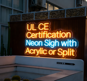 Letrero de Neón Acrílico Personalizado al por Mayor, Letrero LED de Neón para Exhibición en Tiendas, Luz de Neón de Silicona Impermeable, Certificación UL - Product Image 1