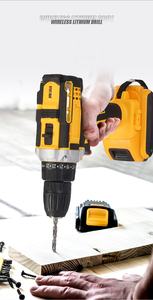 Ensemble d'outils <span class=keywords><strong>sans</strong></span> <span class=keywords><strong>fil</strong></span> avec perceuse à main 21V en acier CRV, personnalisable OEM pour la réparation de <span class=keywords><strong>jardin</strong></span>, de bureau et de maison - Product Image 3