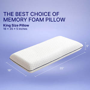 Ergonomic Silicone Memory Foam <b>Pillow</b> High Resilience <b>Bed</b> <b>Pillow</b> for Home Hotel Guest Room - Product Image 5