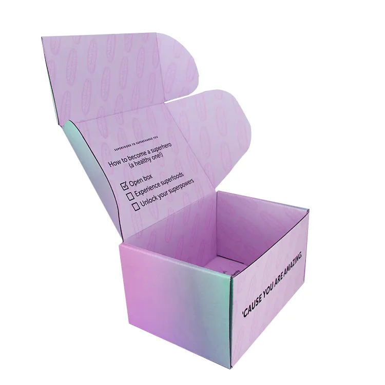 Yilucai-caja de cartón corrugado personalizada, embalaje para ropa de bebé