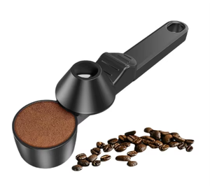 ที่ตักกาแฟพร้อมกรวยสำหรับกาแฟบด ผงโปรตีน และชา ด้วยดีไซน์กรวยแบบ K-Cup ที่นำกลับมาใช้ใหม่ได้ ป้องกันการหก - Product Image 1