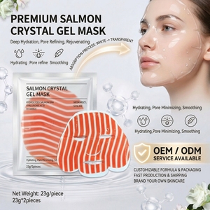 Nouveau Masque Visage au Collagène <span class=keywords><strong>de</strong></span> Saumon en Gros, Masque en Tissu Coréen Personnalisé pour l'Entretien Quotidien et la Réparation Professionnelle - Product Image 2