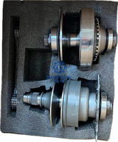 Set katrol TR580 CVT bekas, dengan sabuk rantai 31012AA010 for untuk Subaru 2011-2018 OUTBACK EXIGA LEGACY FORESTER WRX