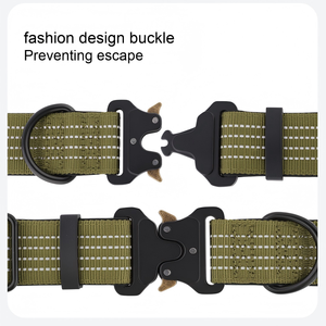 Colliers pour animaux de compagnie en nylon respirant et réglable de haute qualité, réfléchissants pour la marche nocturne en toute sécurité des chiens, nouveaux arrivages - Product Image 4