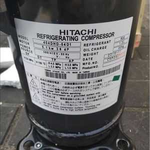 Compresseur frigorifique Hitachi 404DHD-64D1 R22 5,1 kW 380 V 50 Hz pour climatisation, refroidissement et chauffage - Product Image 1
