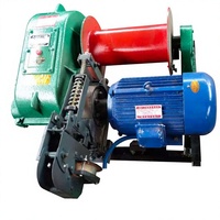 Treuil électrique rapide OEM JK2T à trois axes, 11 kW, câble en acier de 150 m, boîte de vitesses, frein électromagnétique, moment de charge élevé 2t