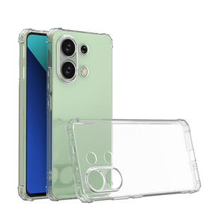 Airbag antiarañazos a prueba de golpes cristal transparente TPU armadura funda de teléfono para Redmi Note 14 14s 13 Pro 13R 13C 4G contraportada - Product Image 2