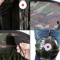 Tente de tir portable sur mesure, démontable, pliable, silencieuse, accessoire d'entraînement de chasse, en polyester durable, outil d'extérieur