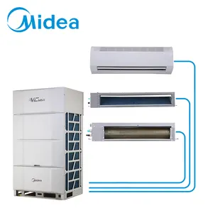 Ar condicionado central de refrigeração rápida para shoppings, Midea vrf vrv ampla faixa de operação HVAC 8hp 22.4kw unidades de refrigeração apenas ao ar livre