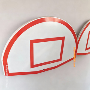 Tabellone da Basket in Alluminio Solido a Forma di Ventaglio - Spessore 32mm, Stampa Logo a Colori, Dimensioni Personalizzate per Campi Specializzati - Product Image 1