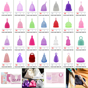 Offre Spéciale gobelets menstruels en silicone médical réutilisable écologique pour dames - Product Image 2