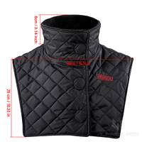 Calentador de cuello deportivo impermeable para invierno, bufanda para motocicleta con forro polar grueso para esquí, snowboard, bicicleta, motocicleta, ciclismo, senderismo