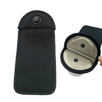 Pochette de téléphone en néoprène imperméable verrouillable, blocage du signal, fermeture magnétique, sac de téléphone portable respirant, épingle de sécurité cachée, antivol