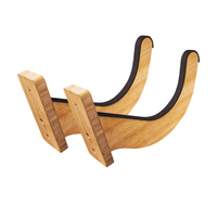 Support mural pour planche de surf en bambou Accessoires en bois pour jouer au surf