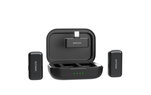 Microphone cravate omnidirectionnel sans fil SX33, réduction de bruit, portée de transmission de 20 m, pour les interviews de rue, les vidéos musicales - Product Image 4