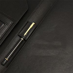 Usine en gros personnalisé invité en cuir chambre d'hôtel en cuir Pu A4 cahier Menu <span class=keywords><strong>livre</strong></span> chèque porte-<span class=keywords><strong>livre</strong></span> couvre - Product Image 4