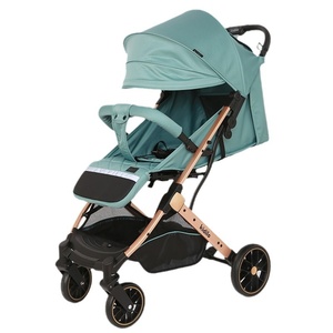 Poussette bébé Kidilo Grey OLIVER, adaptable aux voitures, peut s'asseoir et se coucher, légère, pliable, multifonctionnelle, absorption des chocs pour nouveau-nés, haute performance - Product Image 1